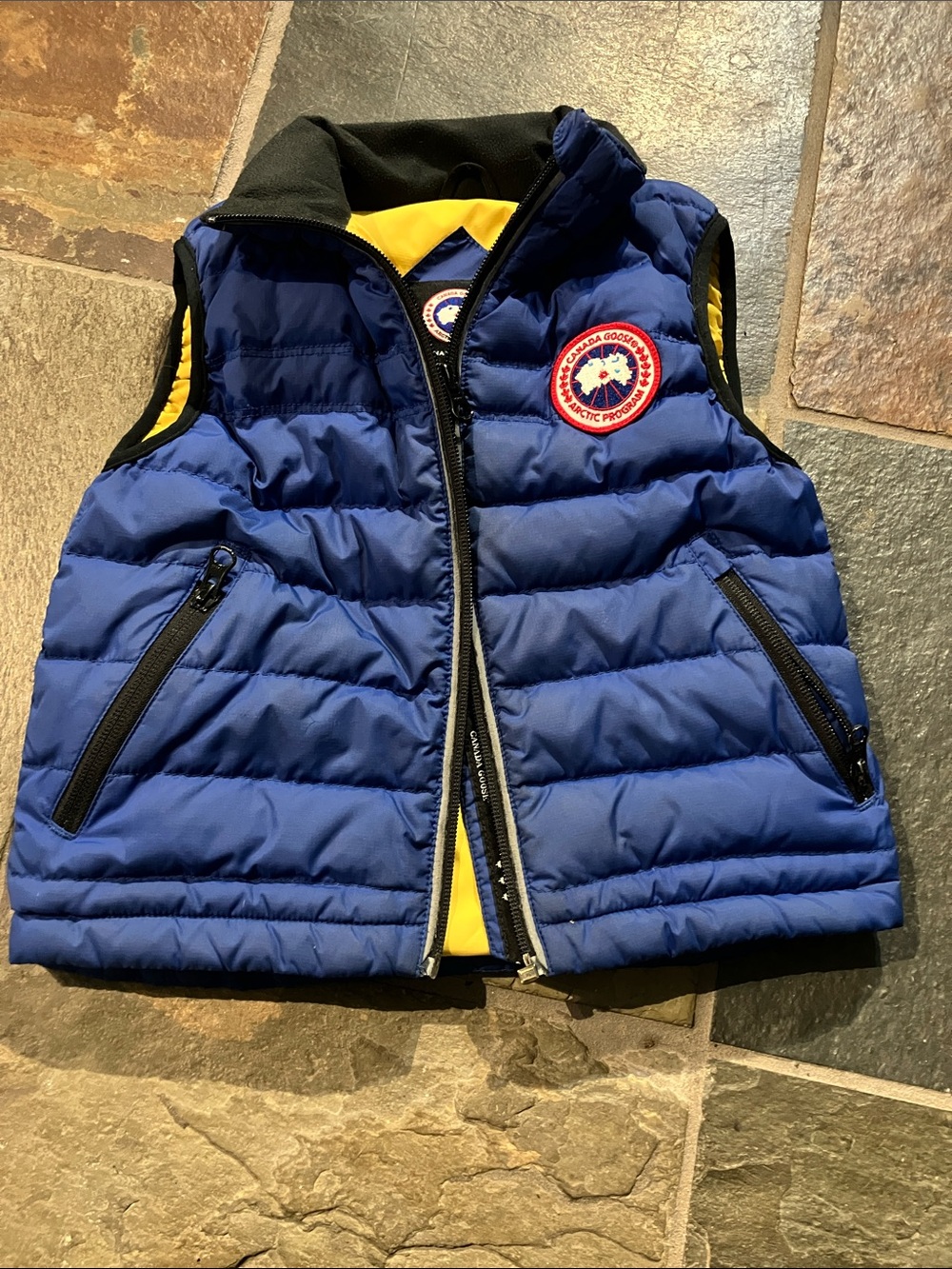Kids Blue Puffer Vest